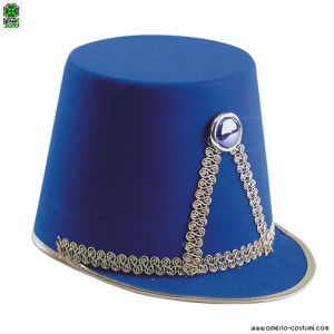 Blue Majorette Hat