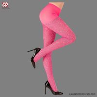 Pink Glitter Tights 40 den