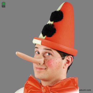 Lange Pinocchio-Nase