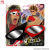 OCCHIALI PUNK CON LENTI A SPECCHIO - ROSSO/NERO