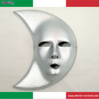 Maschera VISO LUNA - ARGENTO