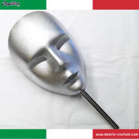 Maschera VISO VENEZIA LARGE - ARGENTO