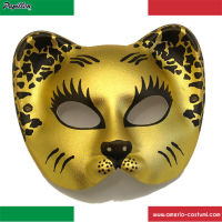 Maschera GATTONE ORO/NERO