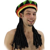 Cappello Rasta con capelli