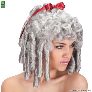 Grey Lady Wig with Curls