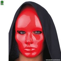 Masque Visage Neutre Rouge