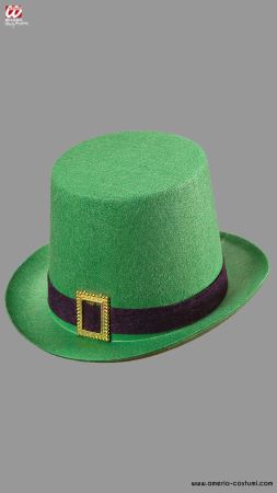 Chapeau Haut de Forme Saint-Patrick en Feutre