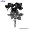 Bouquet de 5 roses noires