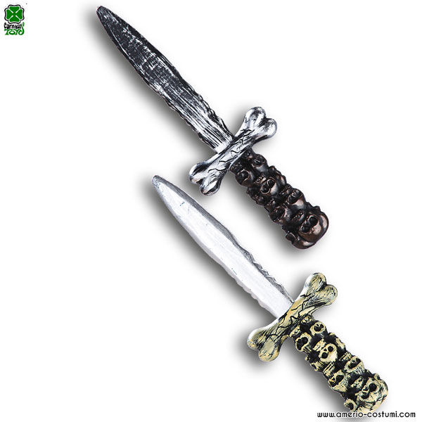 Cuchillo con Calaveras 30 cm