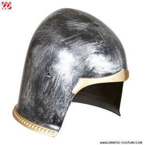 CASQUE DE GUERRIER MÉDIÉVAL