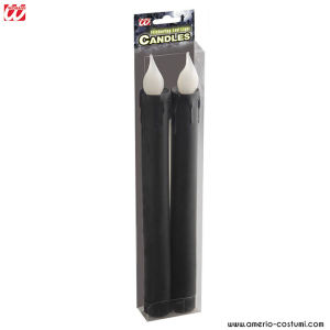 Pkg. 2 Velas LED Negras