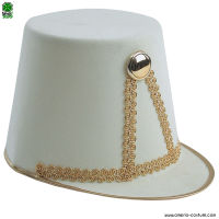 White Majorette Hat