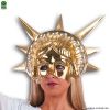 Plastikgesichtsmaske von Lady Liberty.