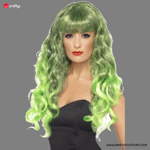 SIREN WIG - GREEN BLACK