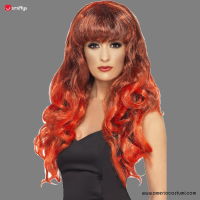 SIREN WIG - RED/BLACK