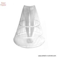 Long white petticoat