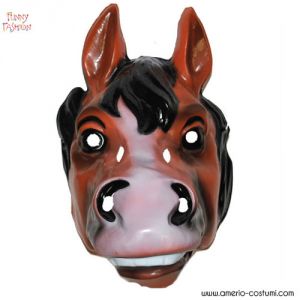 Maschera CAVALLO plastica