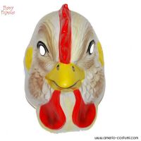 Maschera Gallina plastica