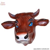 Maschera Mucca plastica