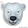 Maschera Orso Bianco plastica