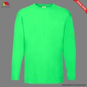 T-Shirt maniche lunghe Verde Jr