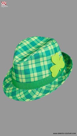 Sombrero Trilby San Patricio Tartan