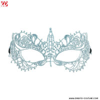 METALLIC IVORY LACE EYEMASK