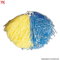 Pom Pom Bicolour Yellow Blue