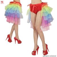 TRAMBUSTO CON LACCI ORGANZA ARCOBALENO GLITTER FANTASY