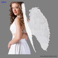 Angel wings in feathers - 87x72 cm - White