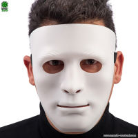 Maschera VISO BIANCO in plastica rigida