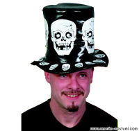 Sombrero con calaveras