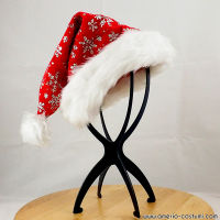 Cappello BABBO NATALE con fiocchi neve