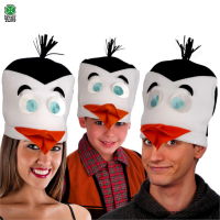 Fleece penguin hat