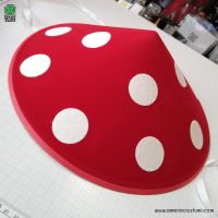 Cappello da fungo bifloccato