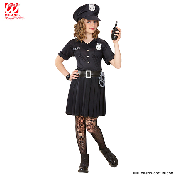 Costume poliziotta Anna da bambina