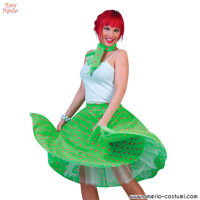 Rock'N'Roll Polka Dot Skirt Green