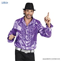 Camisa Morada para Fiestas