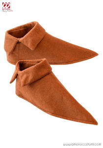 Medieval Brown Shoe Covers