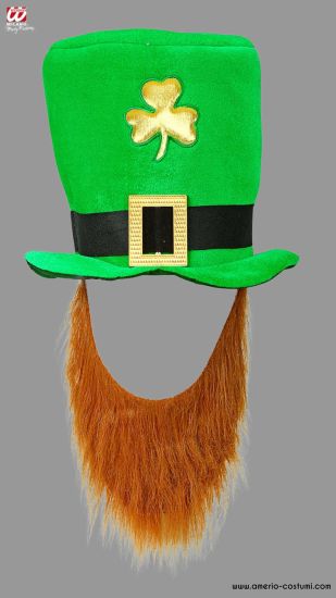 St. Patrick's Zylinder mit Bart