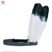 Bandeau d'Indien avec 2 plumes