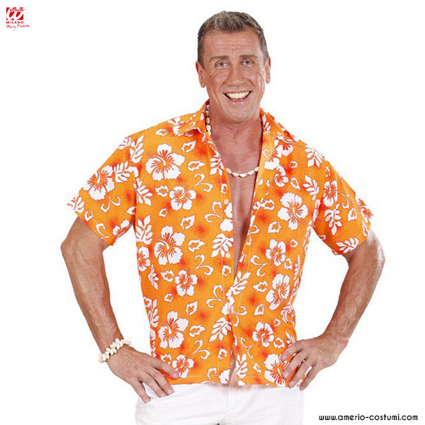 Camisa HAWAIANA Naranja