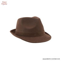 Trilby cu efect de piele