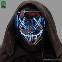 Horrormaske mit Lichtern