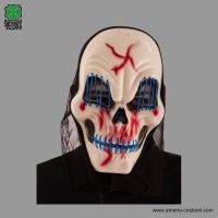 Skeleton mask with lights