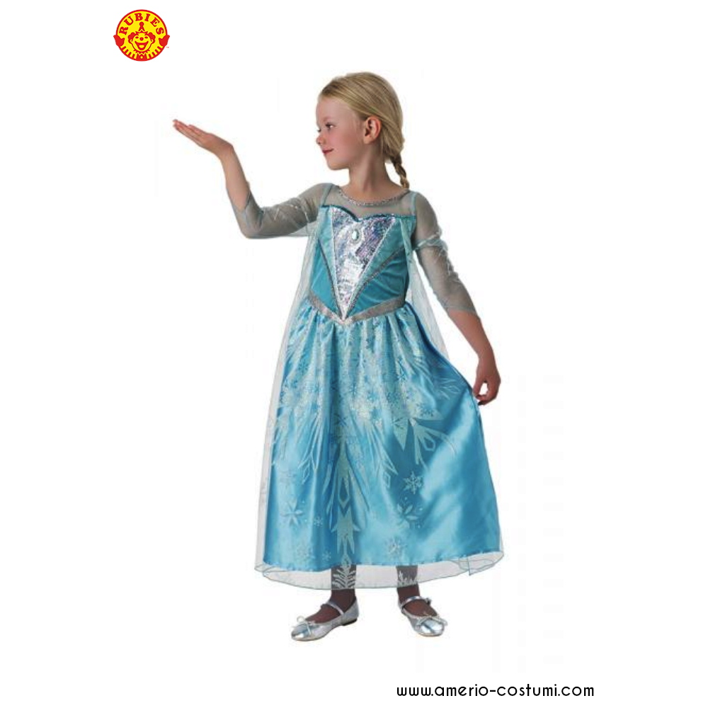 Costume Frozen Elsa 7/8 anni 128cm