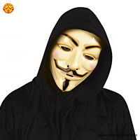 Maske Anonymus mit Licht