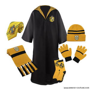 Hufflepuff Robe Set 5 pcs