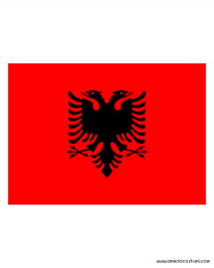 Bandera Albania 90x150