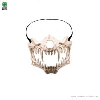 Maschera Scheletro Mandibola con denti aguzzi